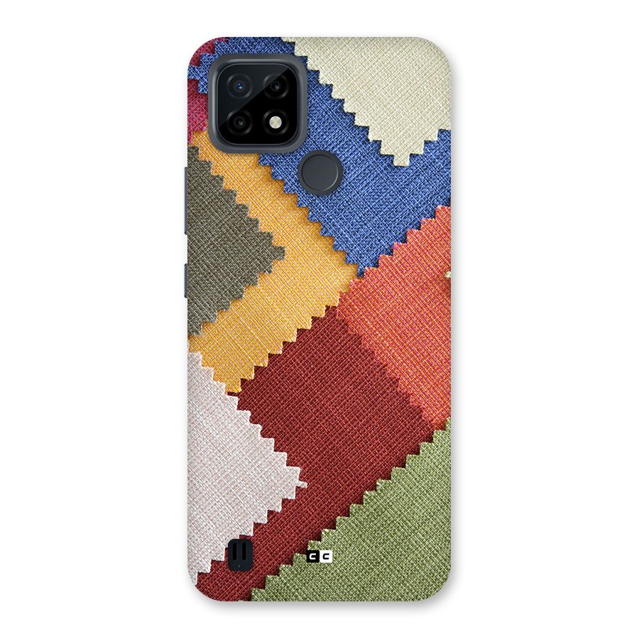 Printed Fabric Back Case for Realme C21