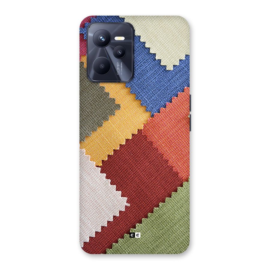 Printed Fabric Back Case for Realme C35