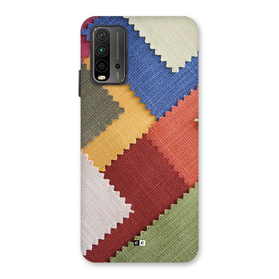 Printed Fabric Back Case for Redmi 9 Power