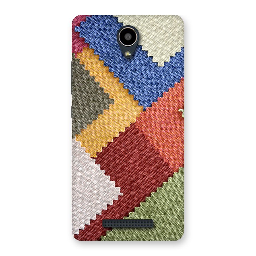 Printed Fabric Back Case for Redmi Note 2