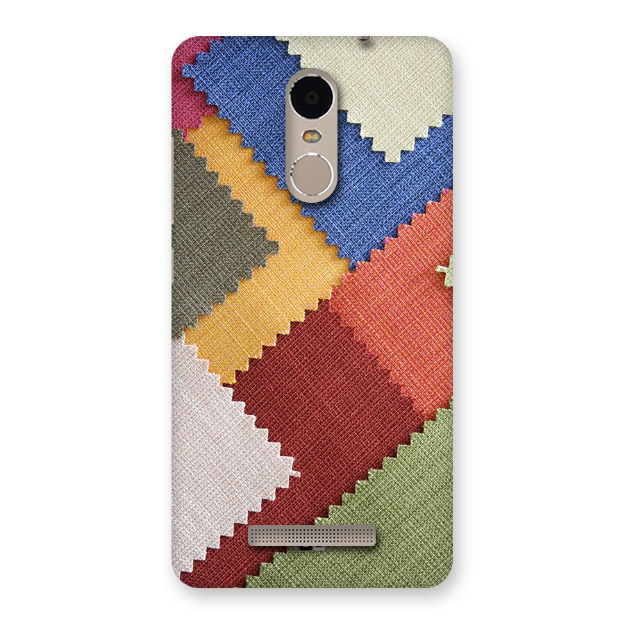 Printed Fabric Back Case for Redmi Note 3
