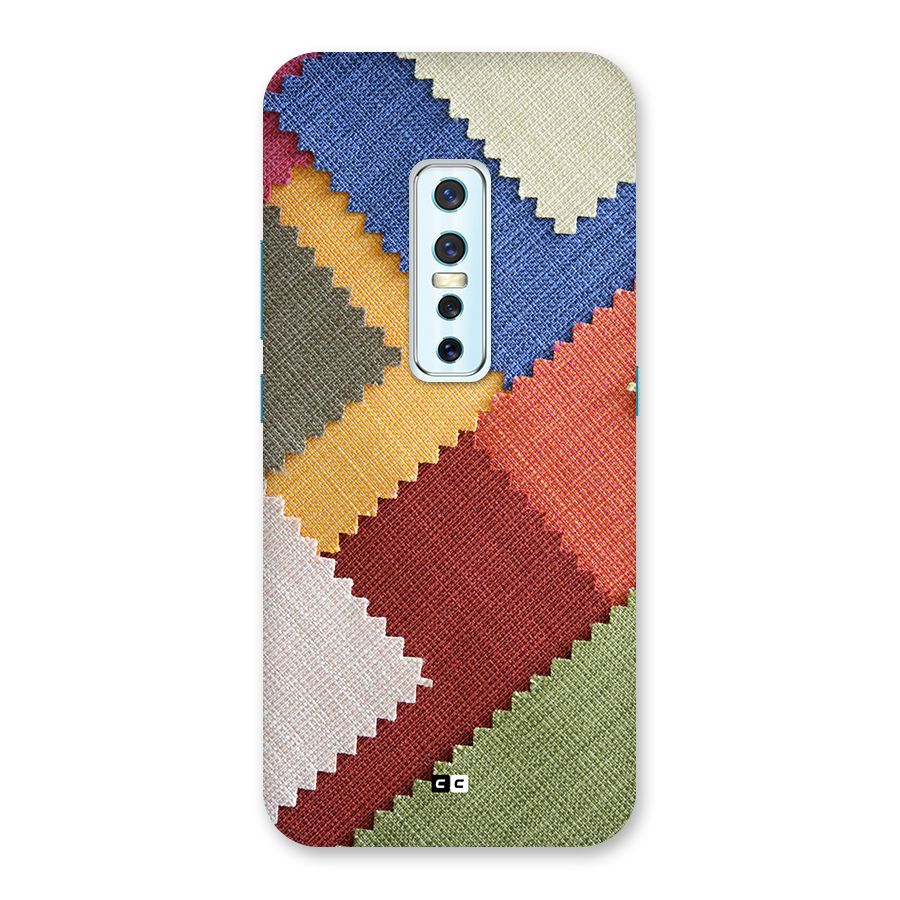 Printed Fabric Back Case for Vivo V17 Pro
