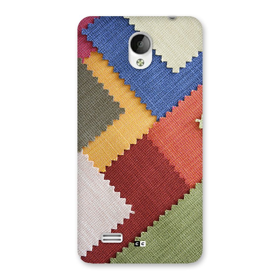 Printed Fabric Back Case for Vivo Y21