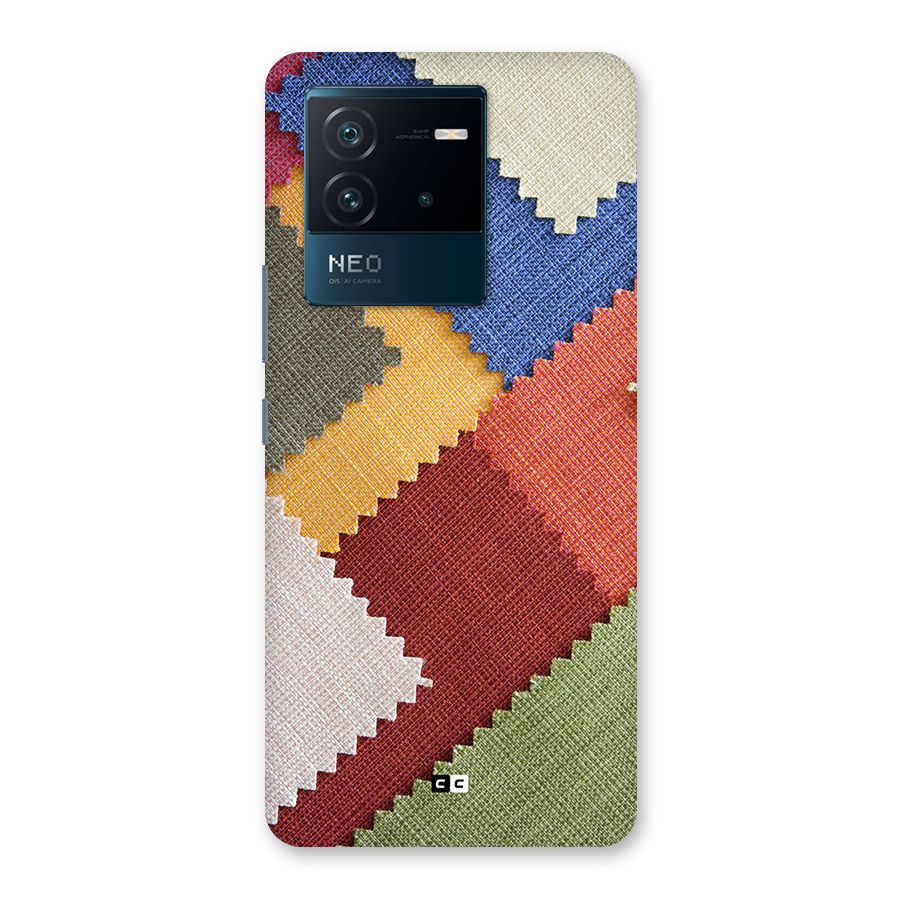 Printed Fabric Back Case for Vivo iQOO Neo 6 5G