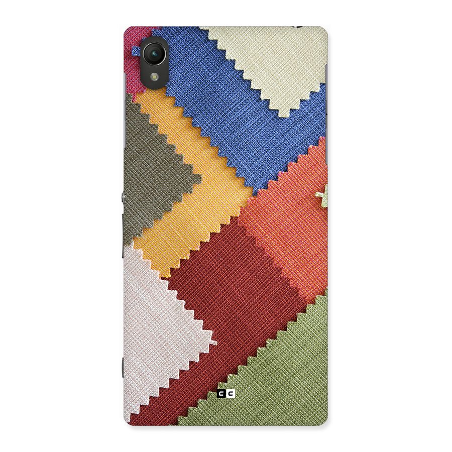 Printed Fabric Back Case for Xperia Z1
