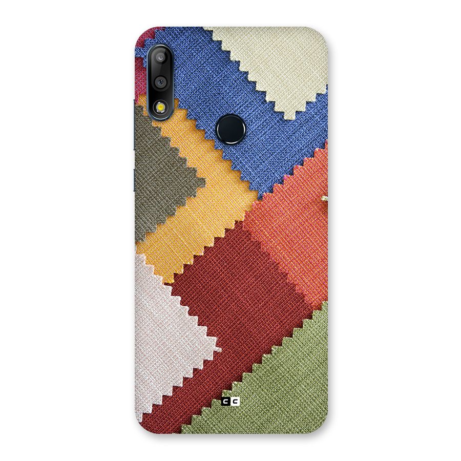 Printed Fabric Back Case for Zenfone Max Pro M2