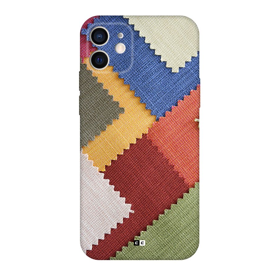 Printed Fabric Back Case for iPhone 12