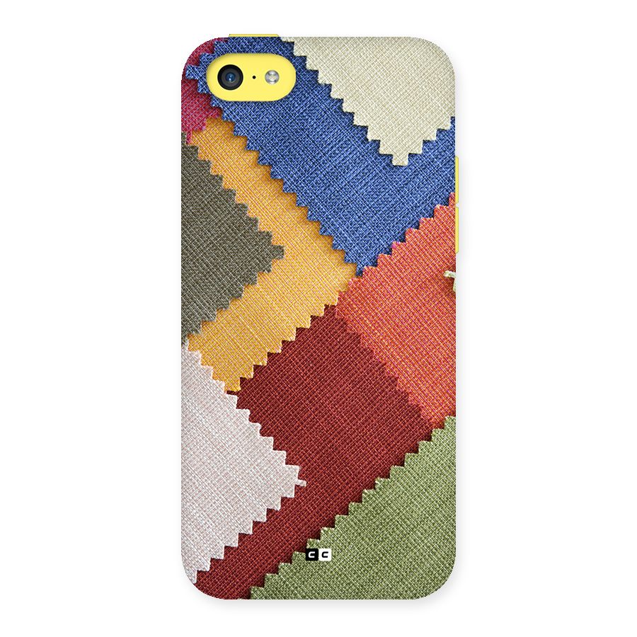 Printed Fabric Back Case for iPhone 5C