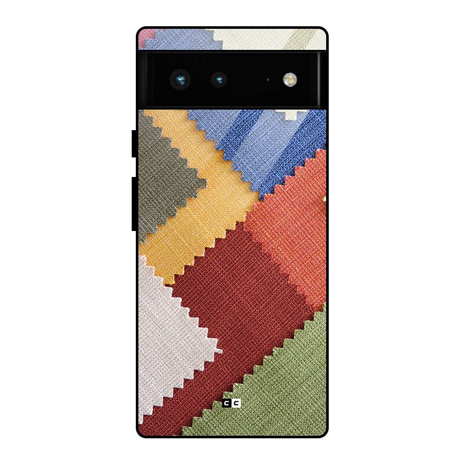 Printed Fabric Glass Back Case for Google Pixel 6