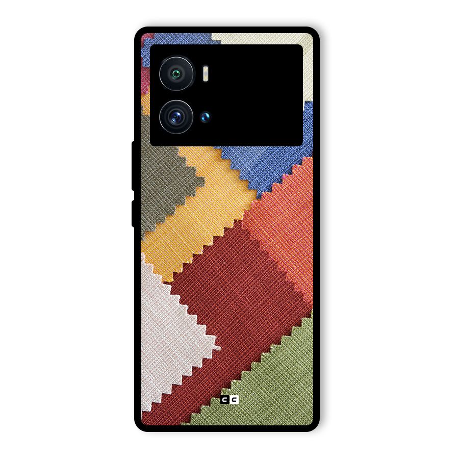 Printed Fabric Glass Back Case for Vivo iQOO 9 Pro