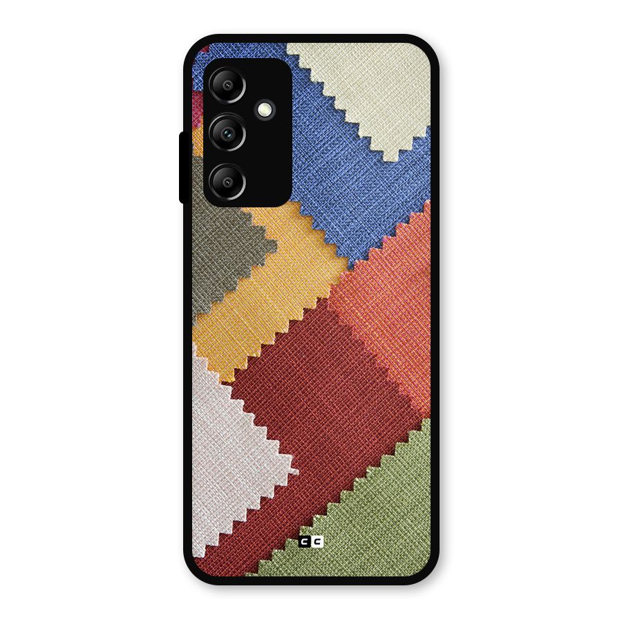 Printed Fabric Metal Back Case for Galaxy A14 5G