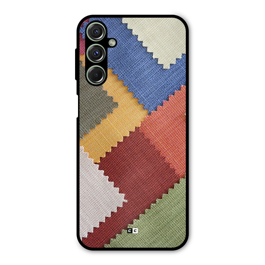 Printed Fabric Metal Back Case for Galaxy M34