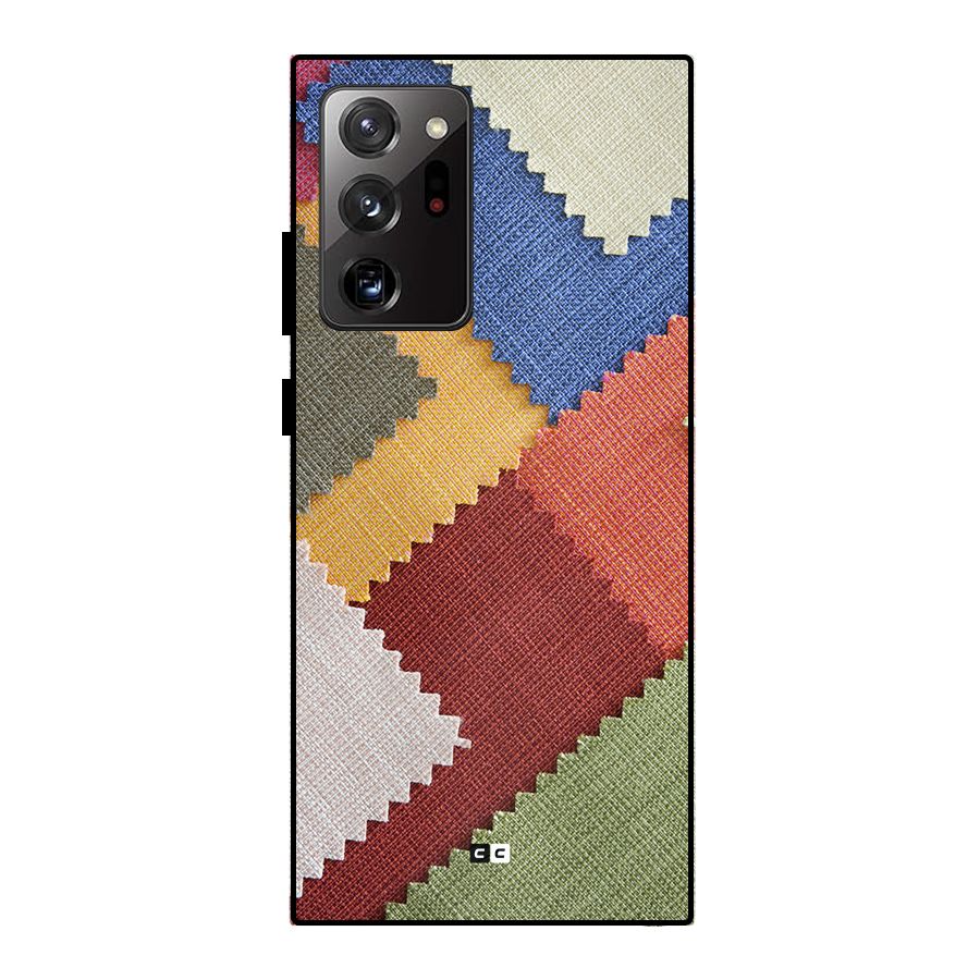 Printed Fabric Metal Back Case for Galaxy Note 20 Ultra 5G