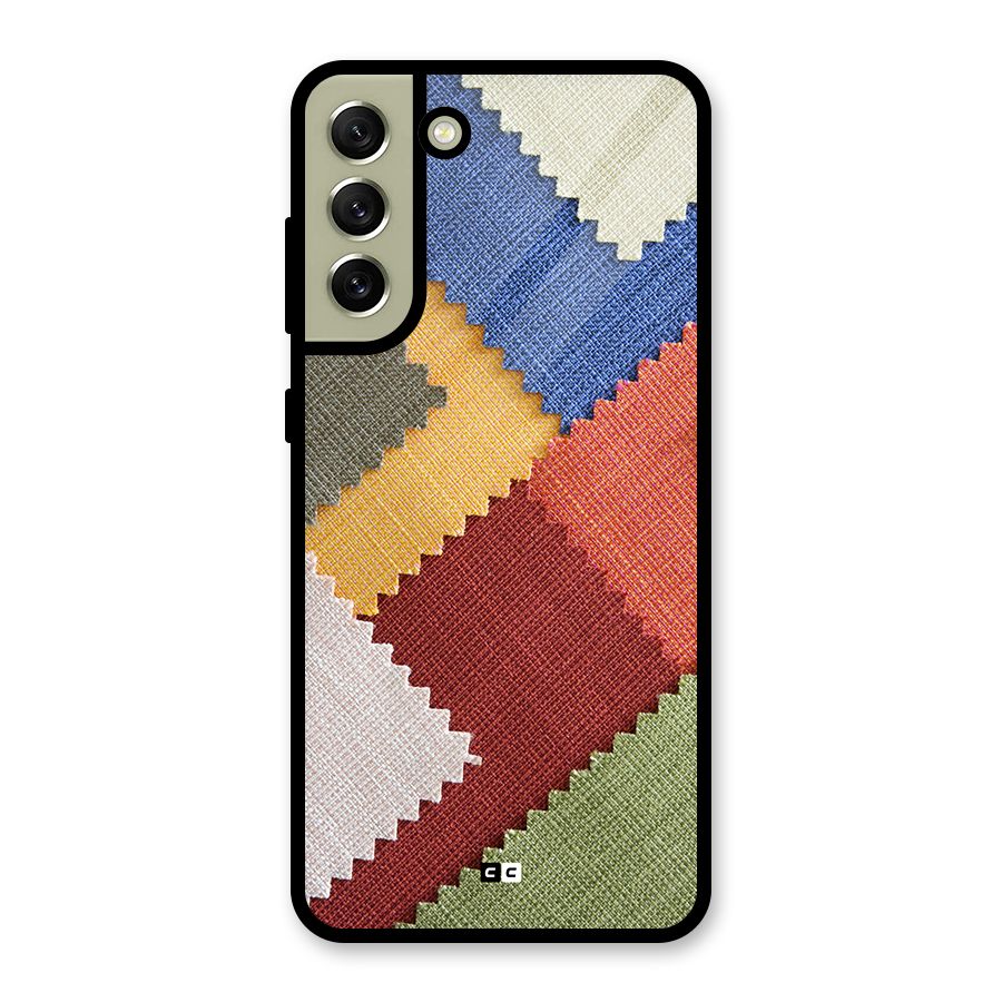 Printed Fabric Metal Back Case for Galaxy S21 FE 5G (2023)