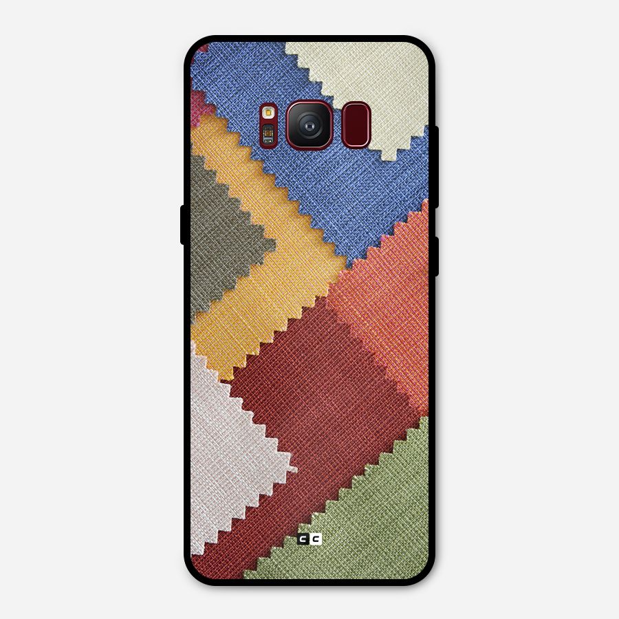 Printed Fabric Metal Back Case for Galaxy S8