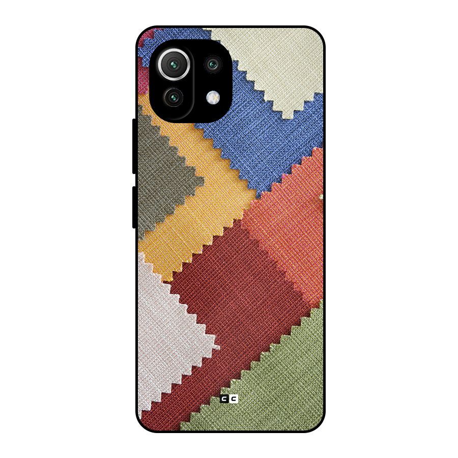 Printed Fabric Metal Back Case for Mi 11 Lite