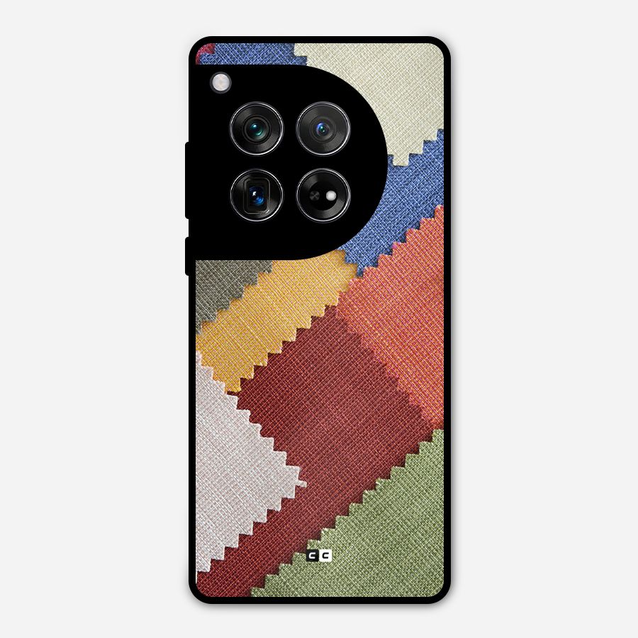 Printed Fabric Metal Back Case for OnePlus 12