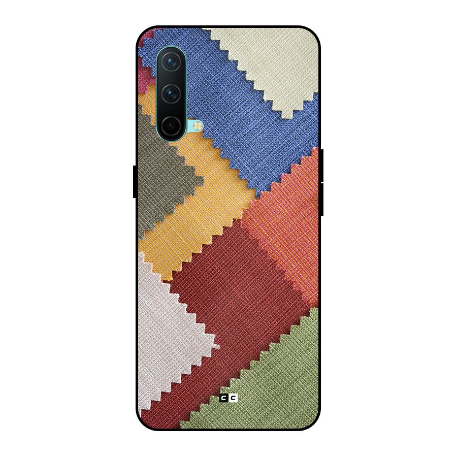 Printed Fabric Metal Back Case for OnePlus Nord CE 5G