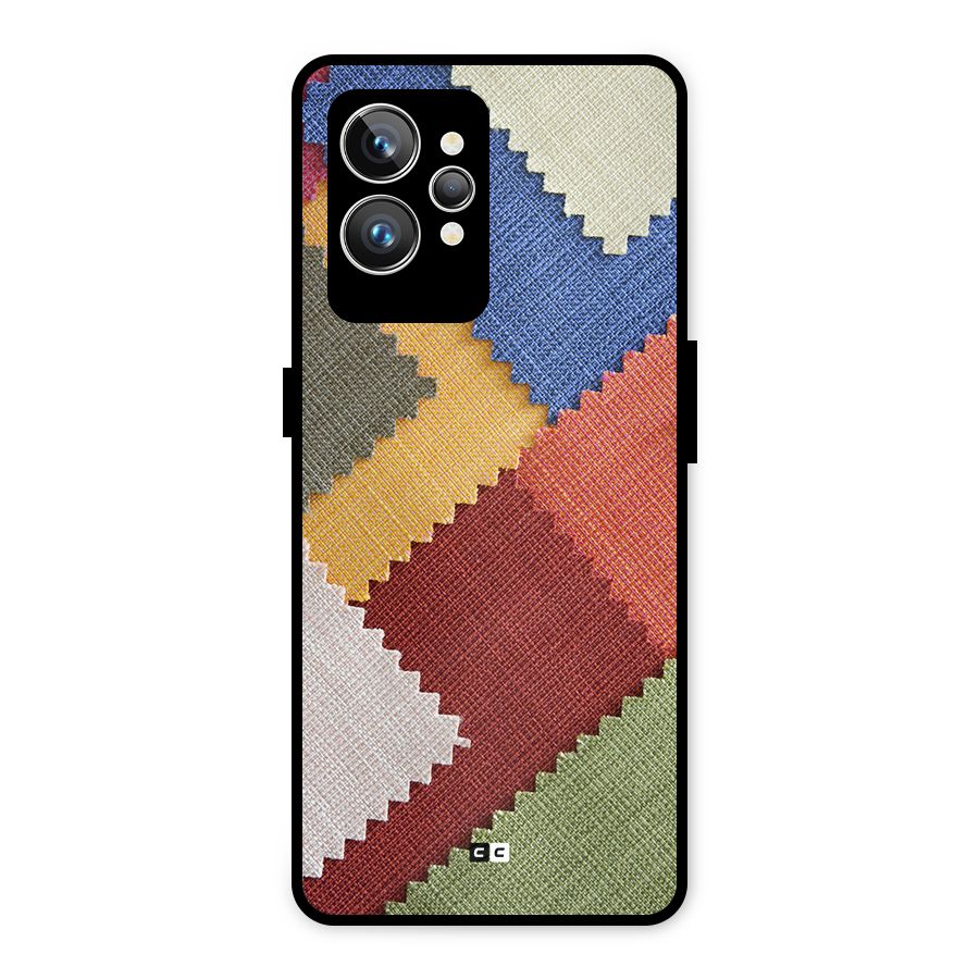 Printed Fabric Metal Back Case for Realme GT2 Pro