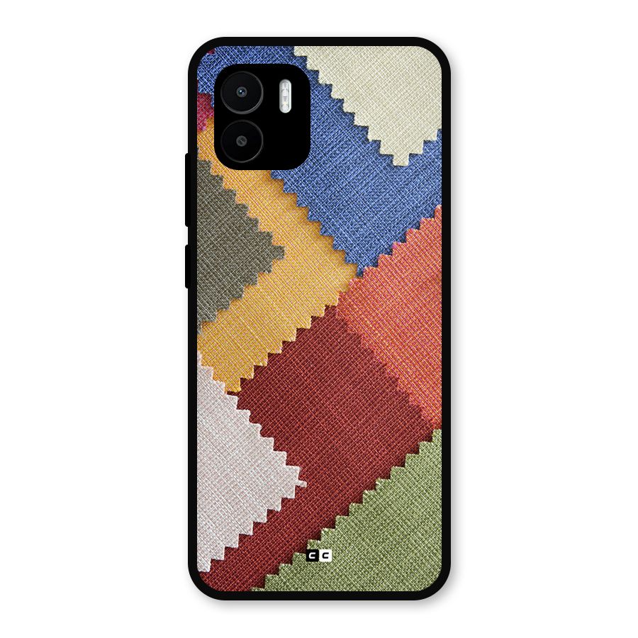 Printed Fabric Metal Back Case for Redmi A1