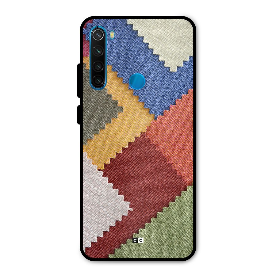Printed Fabric Metal Back Case for Redmi Note 8