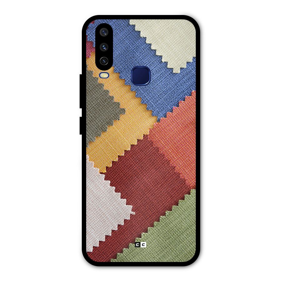 Printed Fabric Metal Back Case for Vivo U10