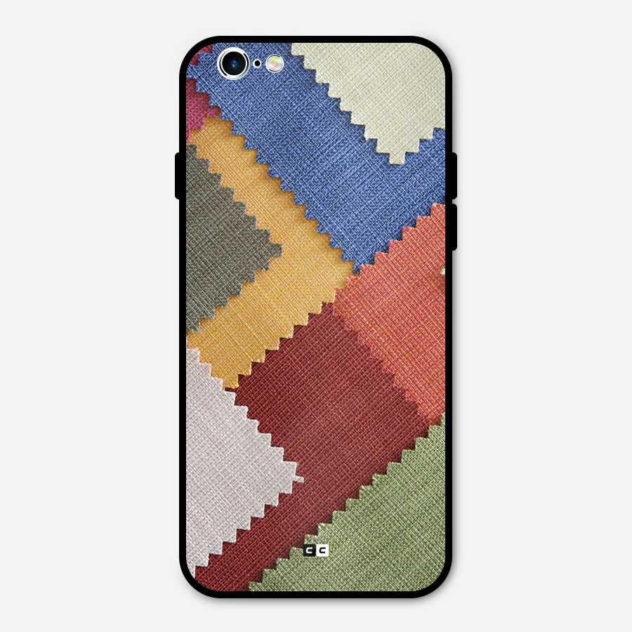 Printed Fabric Metal Back Case for iPhone 6 6s