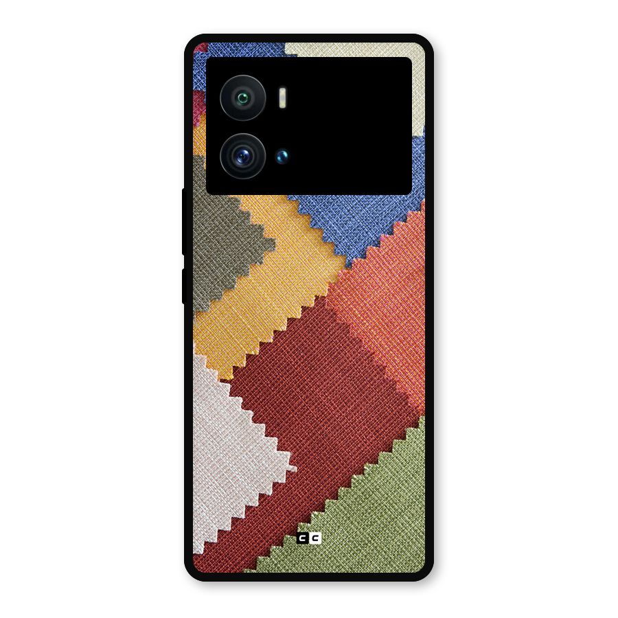 Printed Fabric Metal Back Case for iQOO 9 Pro