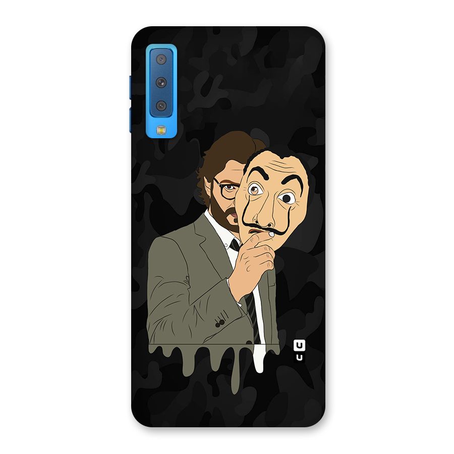 Professor Art Camouflage Back Case for Galaxy A7 (2018)