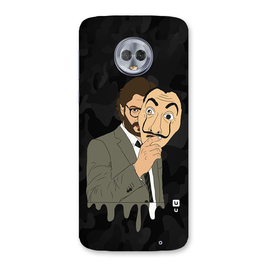 Professor Art Camouflage Back Case for Moto G6 Plus