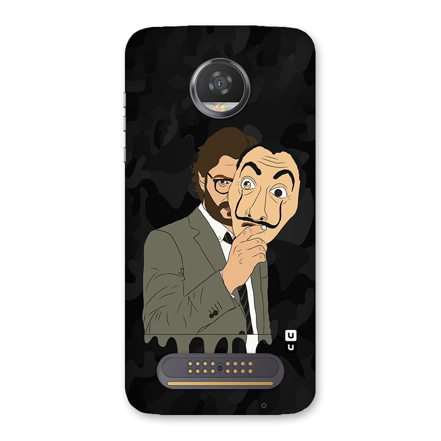 Professor Art Camouflage Back Case for Moto Z2 Play