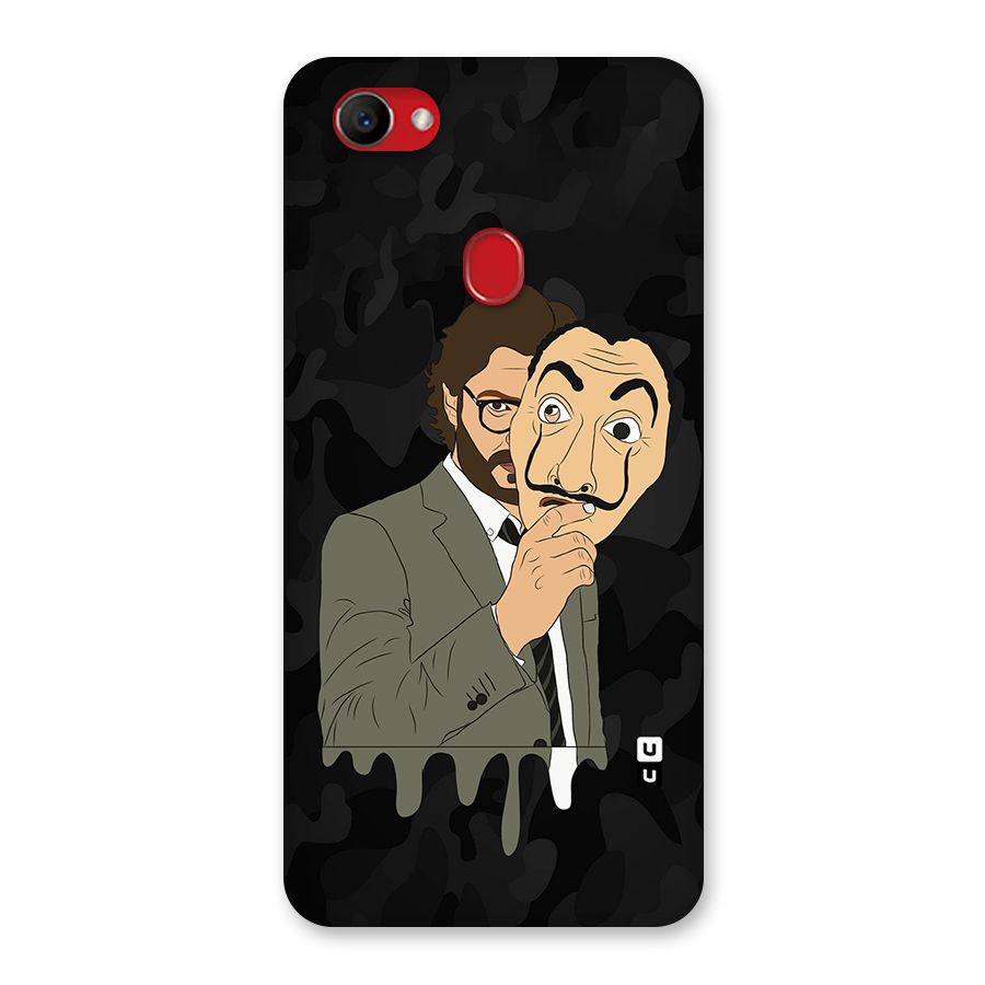 Professor Art Camouflage Back Case for Oppo F7