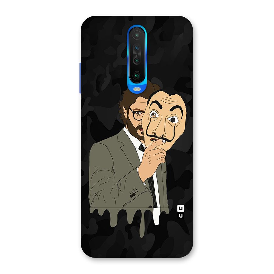 Professor Art Camouflage Back Case for Poco X2