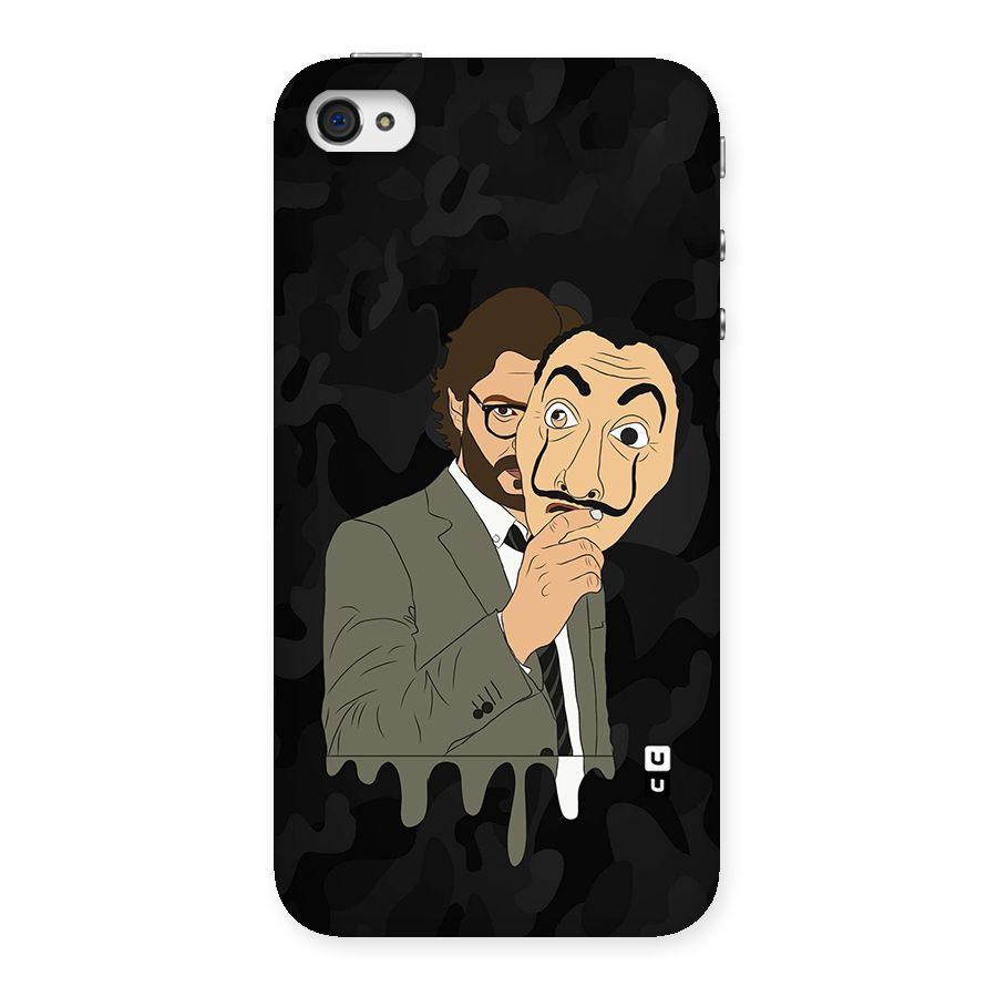 Professor Art Camouflage Back Case for iPhone 4 4s
