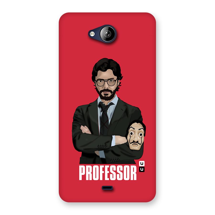 Professor Art Illustration Back Case for Canvas Play Q355