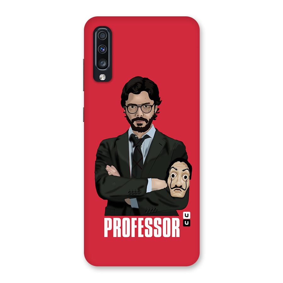 Professor Art Illustration Back Case for Galaxy A70