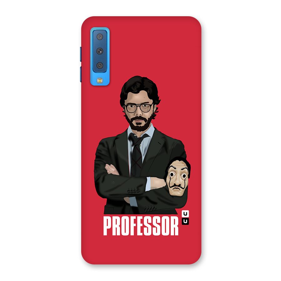 Professor Art Illustration Back Case for Galaxy A7 (2018)