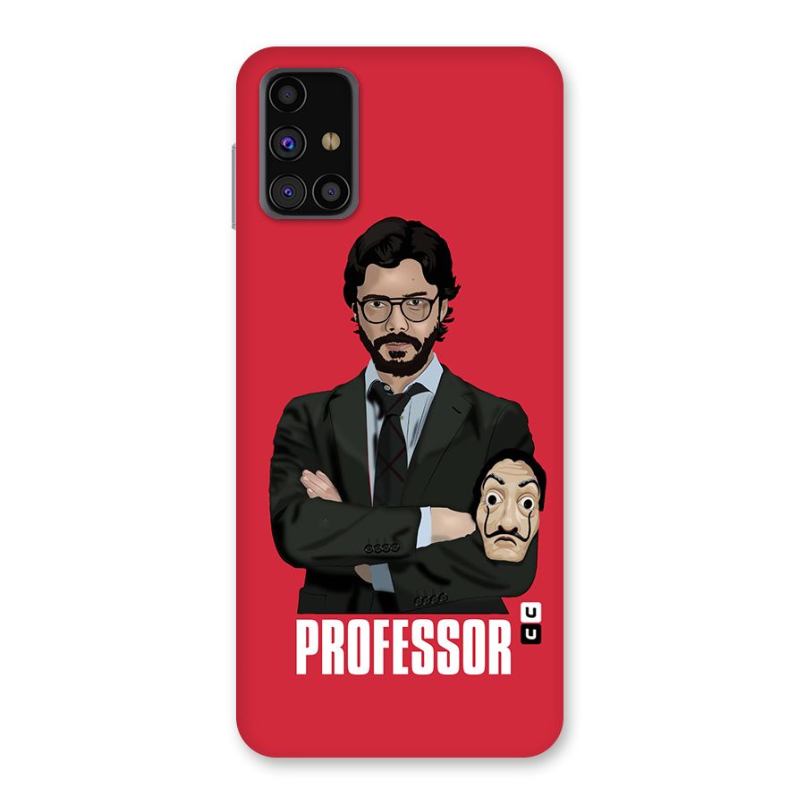 Professor Art Illustration Back Case for Galaxy M31s