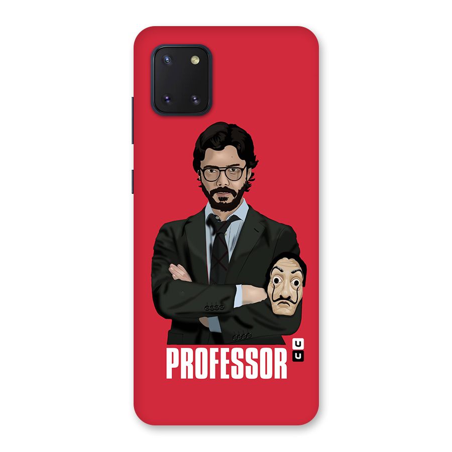 Professor Art Illustration Back Case for Galaxy Note 10 Lite