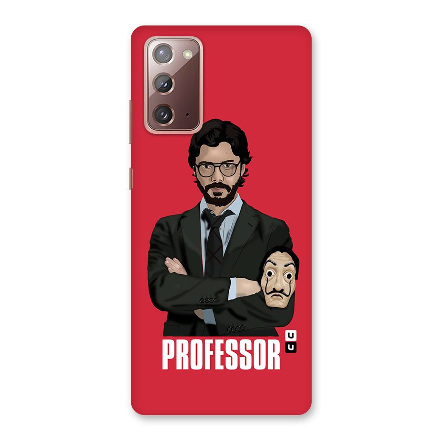 Professor Art Illustration Back Case for Galaxy Note 20