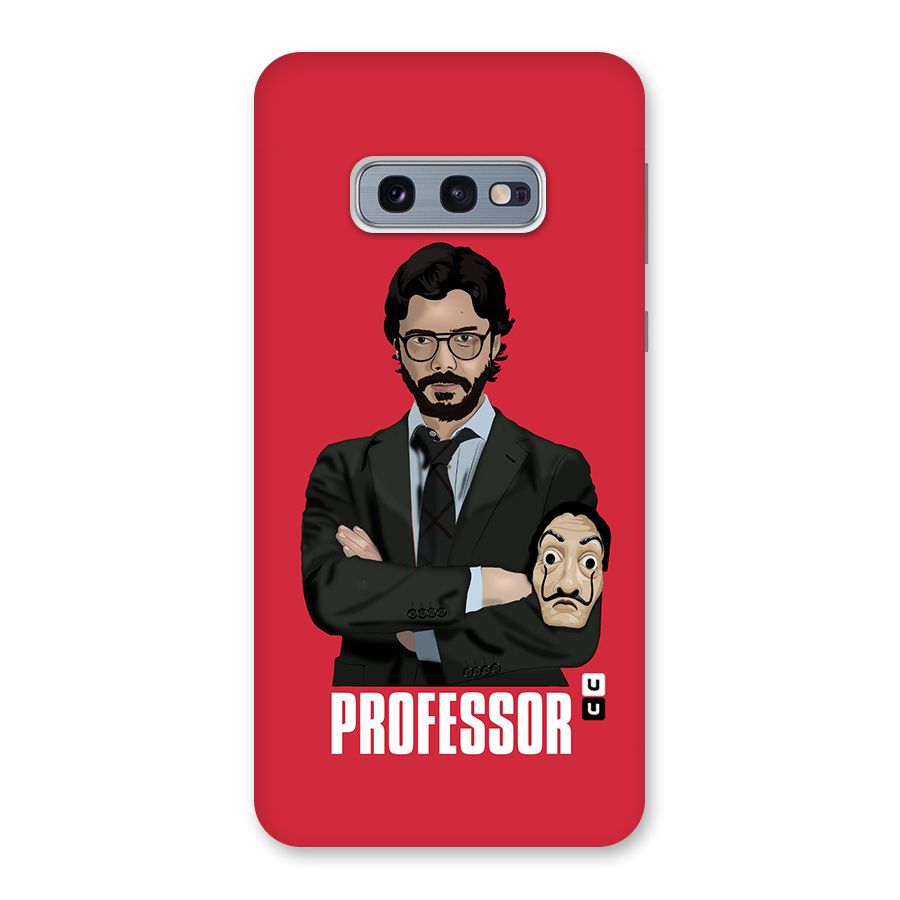 Professor Art Illustration Back Case for Galaxy S10e