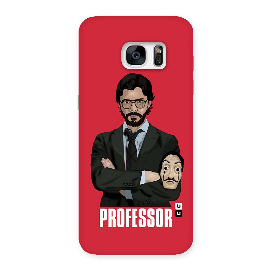 Professor Art Illustration Back Case for Galaxy S7 Edge