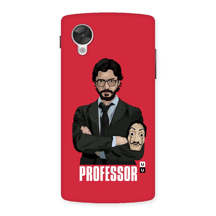 Professor Art Illustration Back Case for Google Nexsus 5
