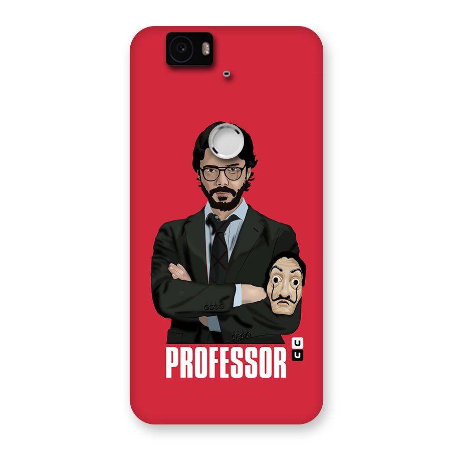 Professor Art Illustration Back Case for Google Nexus-6P