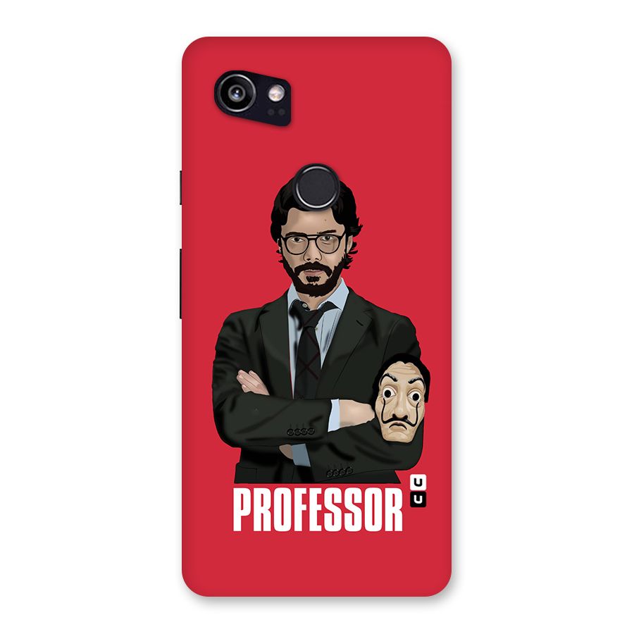 Professor Art Illustration Back Case for Google Pixel 2 XL