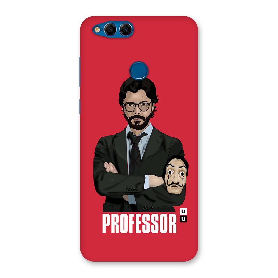 Professor Art Illustration Back Case for Honor 7X