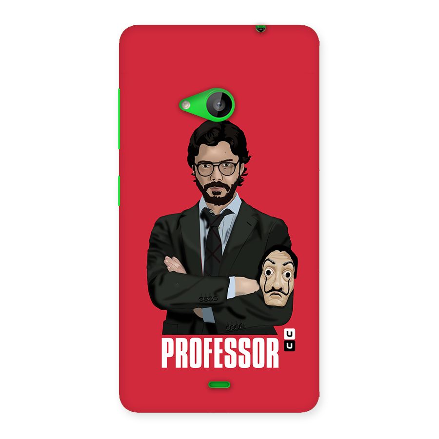 Professor Art Illustration Back Case for Lumia 535