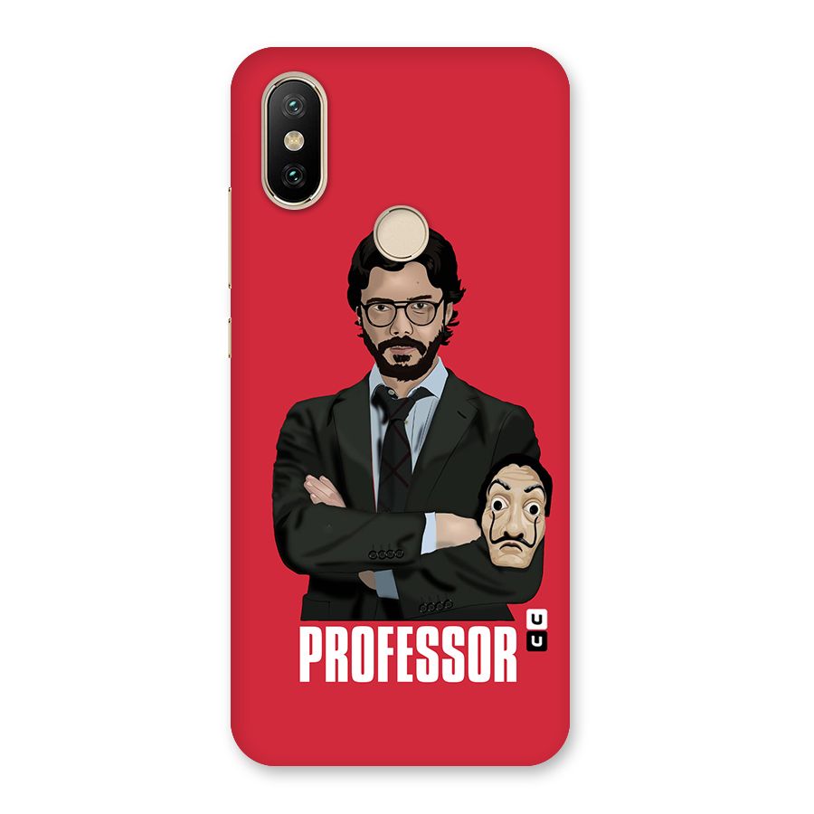 Professor Art Illustration Back Case for Mi A2