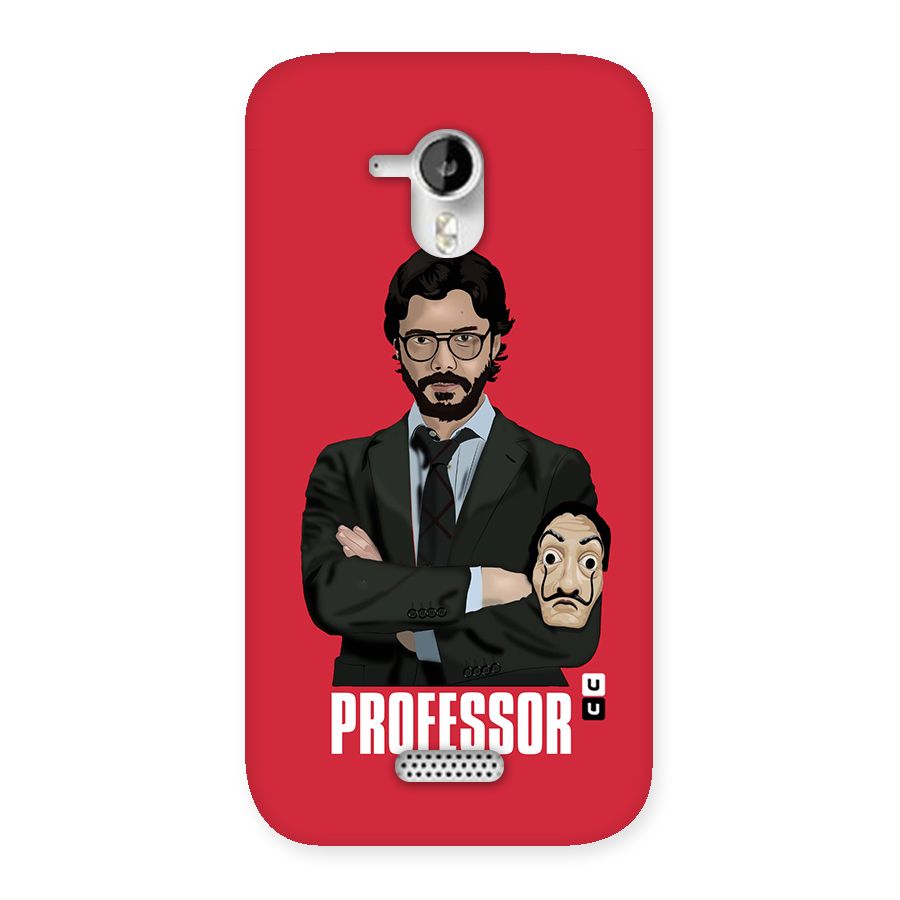 Professor Art Illustration Back Case for Micromax Canvas HD A116