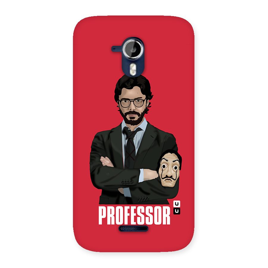 Professor Art Illustration Back Case for Micromax Canvas Magnus A117